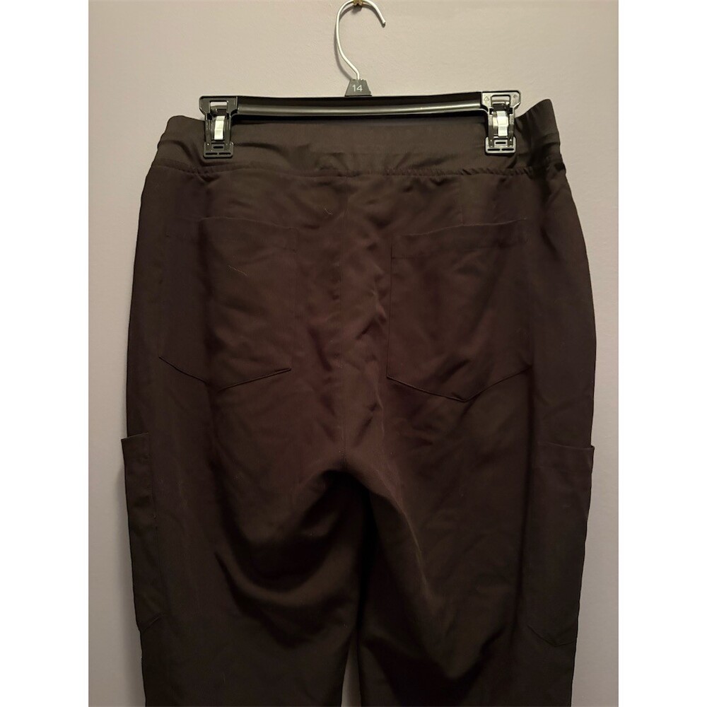 Mandala  Jogger Pants Unisex Size M Black Elastic Waist Cargo - Picture 7 of 11